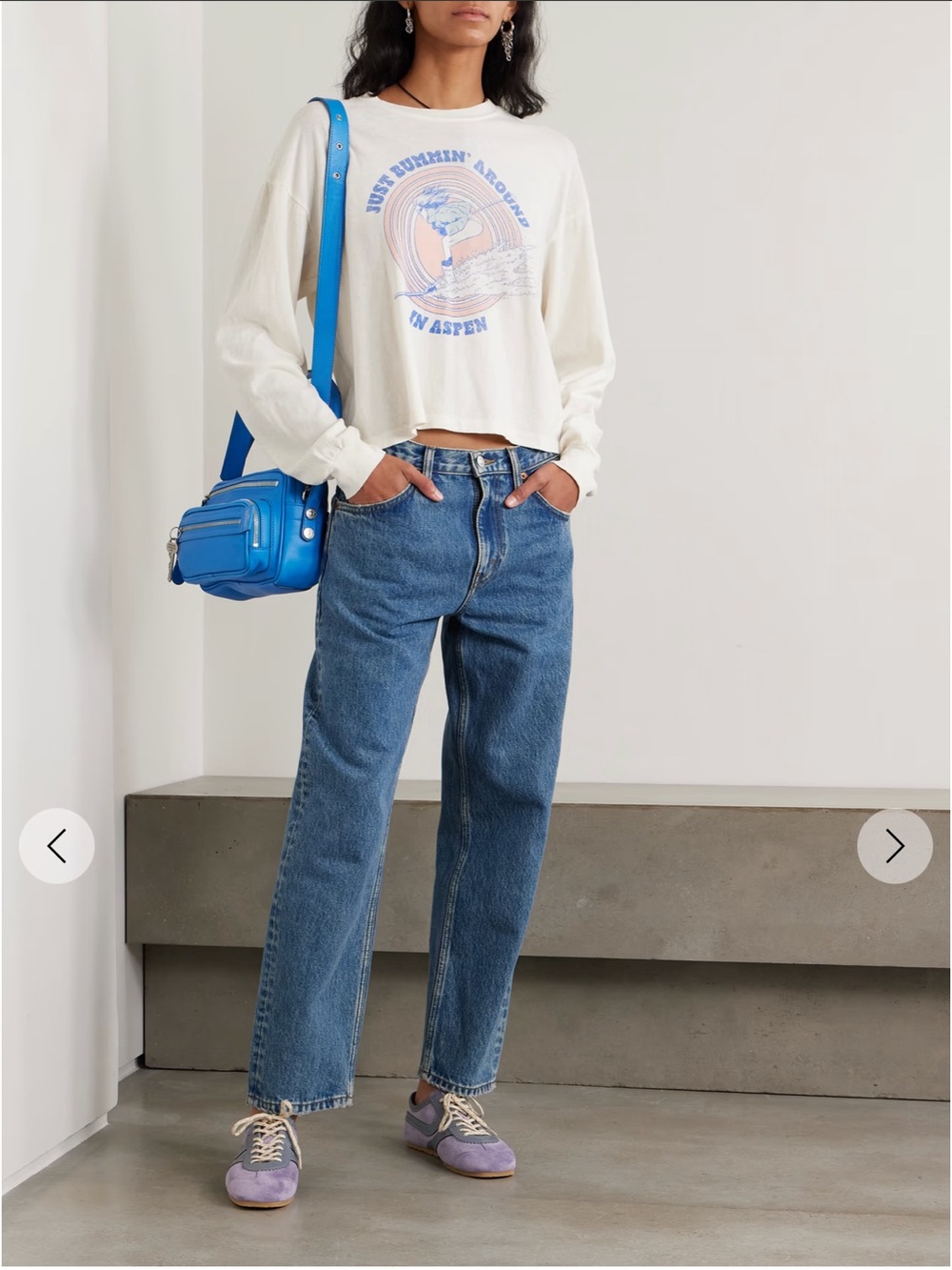 RE/DONE The Ollie Jeans - Blue Mere - Size 23